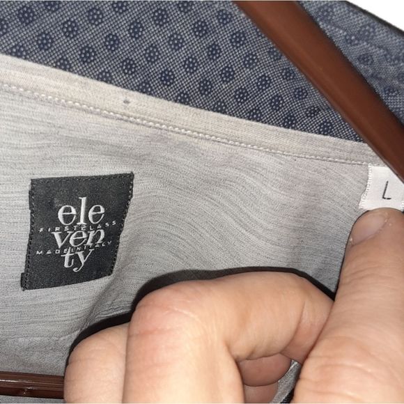 Eleventy "First Class - Midnight floral print" casual button down - Picture 8 of 9